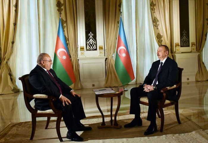 Le président Ilham Aliyev a accordé une interview à Al-Jazeera